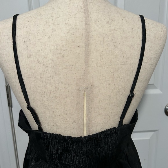 J Crew Factory NWT black brocade tapestry style party holiday dress size 8 - Picture 8 of 13